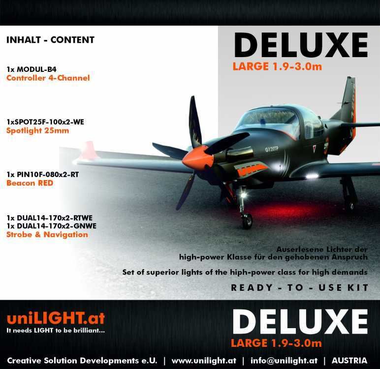 DELUXE-Large Beleuchtungsset