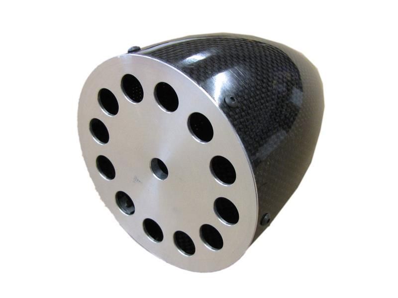 CFK Carbon Spinner mit Alu-Rückplatte
