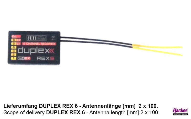 DUPLEX 2.4EX Empfänger REX 6