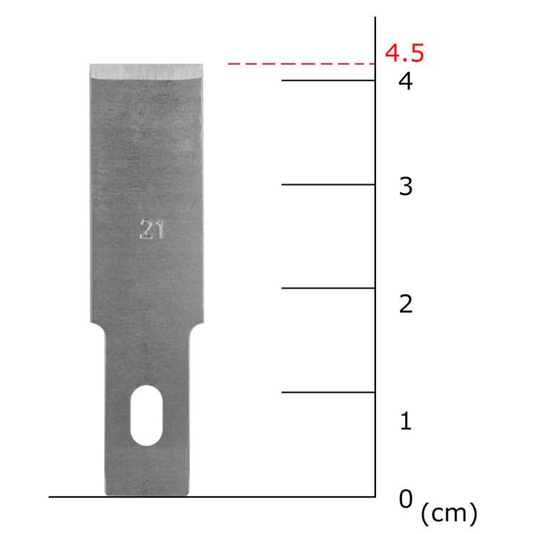 Ersatzklingen Spachtelform zu Skalpell 10 Stk.