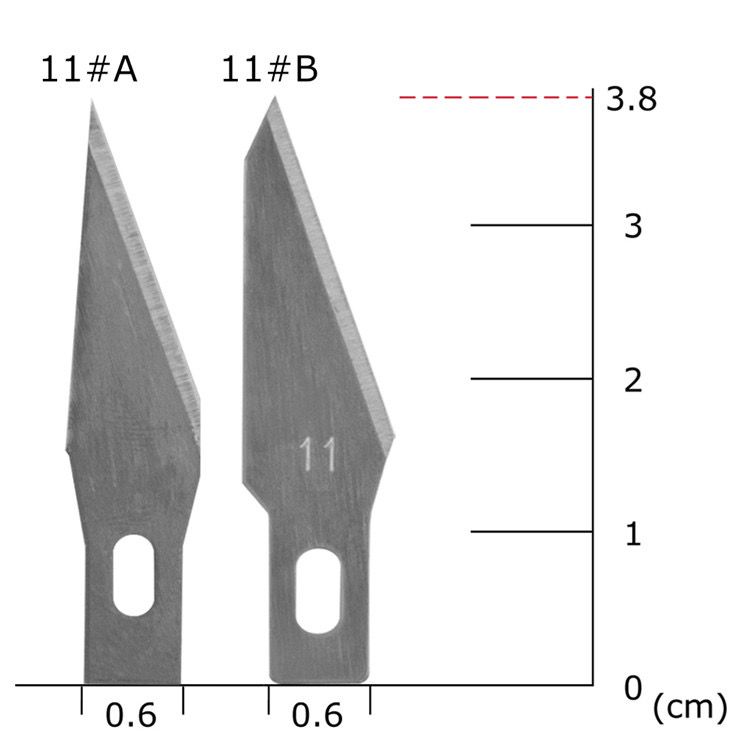 Ersatzklingen zu Skalpell 10 Stk.