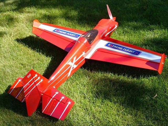 Extremeflight-Rc Laser 60" V3 Rot/Weiss/Gold RXR (receiver Ready)