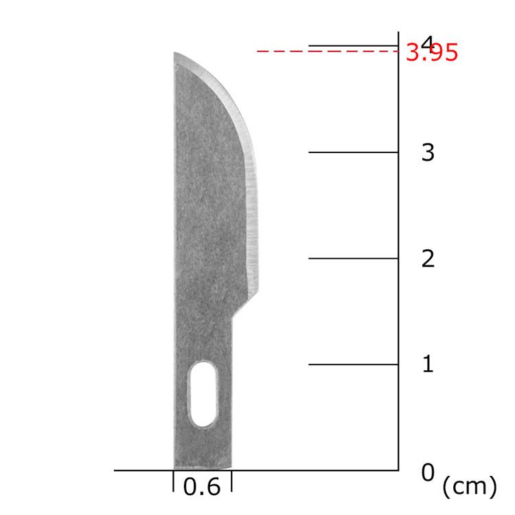 Ersatzklingen rund zu Skalpell 10 Stk.