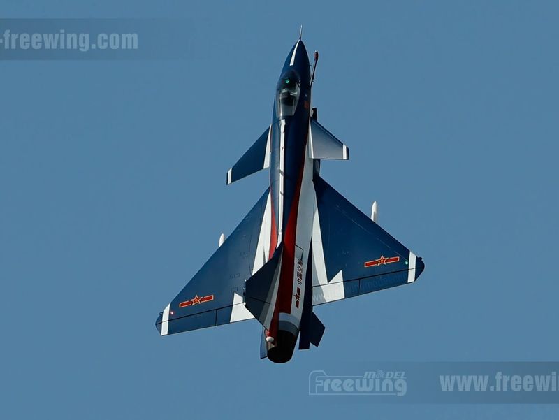 Freewing Chengdu J-10A - PLAAF - 90mm Impeller-Jet - Spw 940mm - 6S PNP-Set