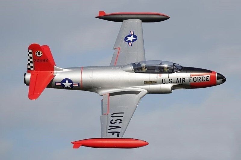 Freewing T-33 Shooting Star USAF, 80mm Impeller-Jet, Spw 1350mm, PNP-Set Freewing T-33 Shooting Star USAF, 80mm Impeller-Jet, Spw 1350mm, PNP-Set