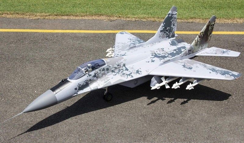 Freewing MiG-29 Fulcrum Digital Camo, 80mm Impeller-Jet, Spw 1257mm, PNP-Set