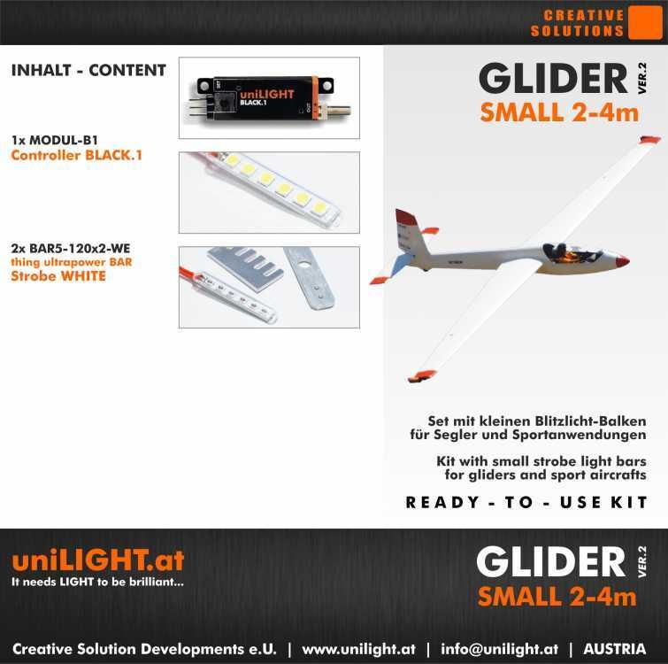 GLIDER-Small Beleuchtungsset