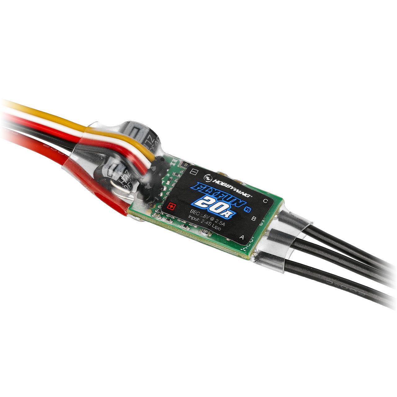 Hobbywing FlyFun V5 20A Regler 2-4s BEC Hobbywing FlyFun V5 20A Regler 2-4s BEC