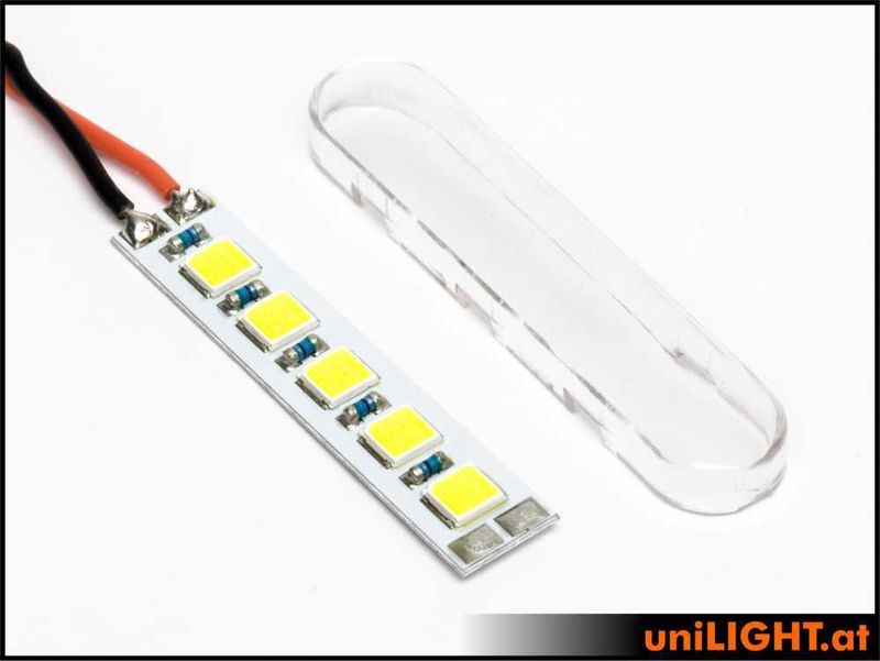 10mm Blitzlicht Modul, 30Wx3, Weiss