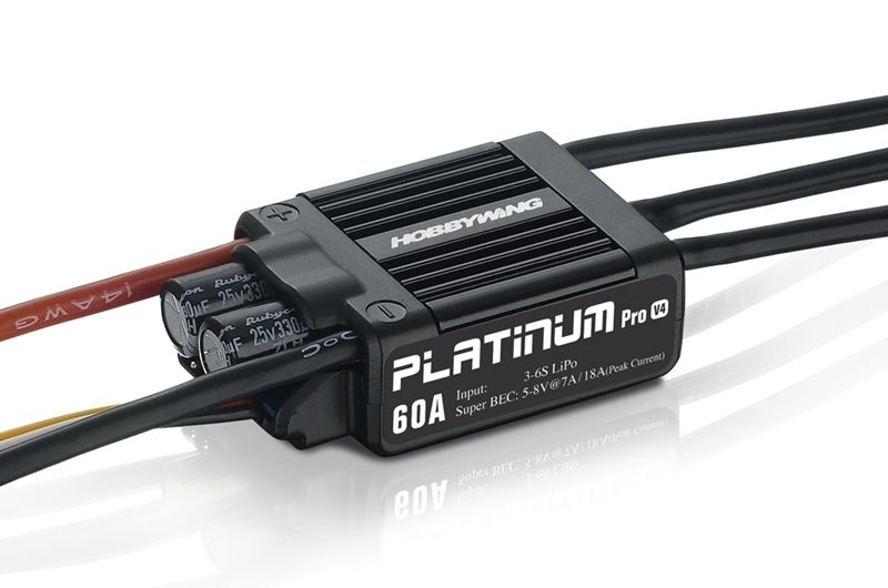 Hobbywing Platinum Pro 60A-6S SBEC V4.0