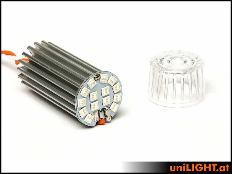 22mm ROUND Navigationslicht, 10Wx2, T-Fuse