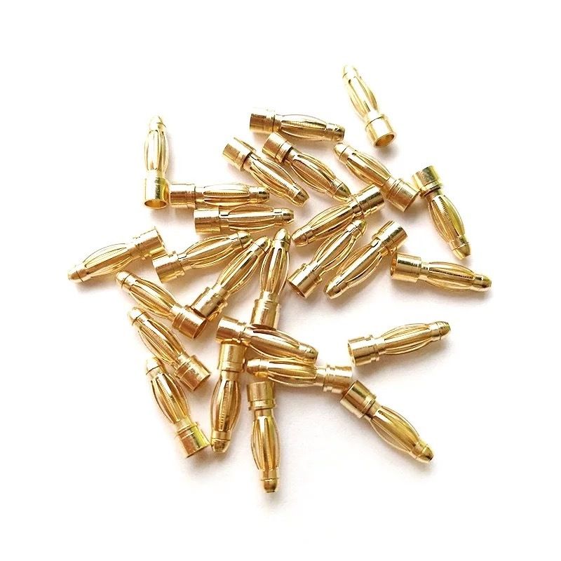 4mm Banana Goldstecker (paar)
