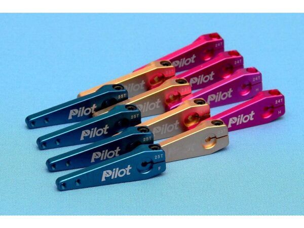 ALU-Servoarm 25T, 40mm 1,6" 25T - Pilot-RC in blau