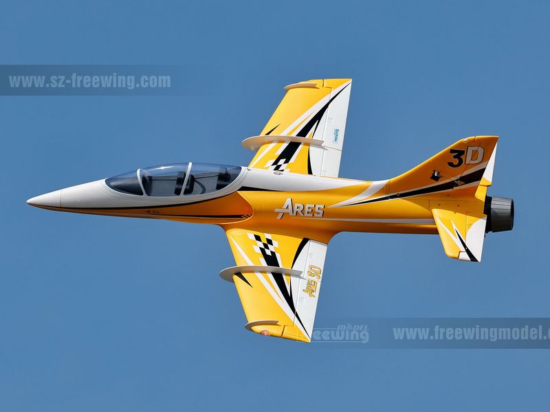 Freewing Ares 3D - 90mm EDF Sport Jet - Spw 1156mm - 6S PNP-Set mit Gyro
