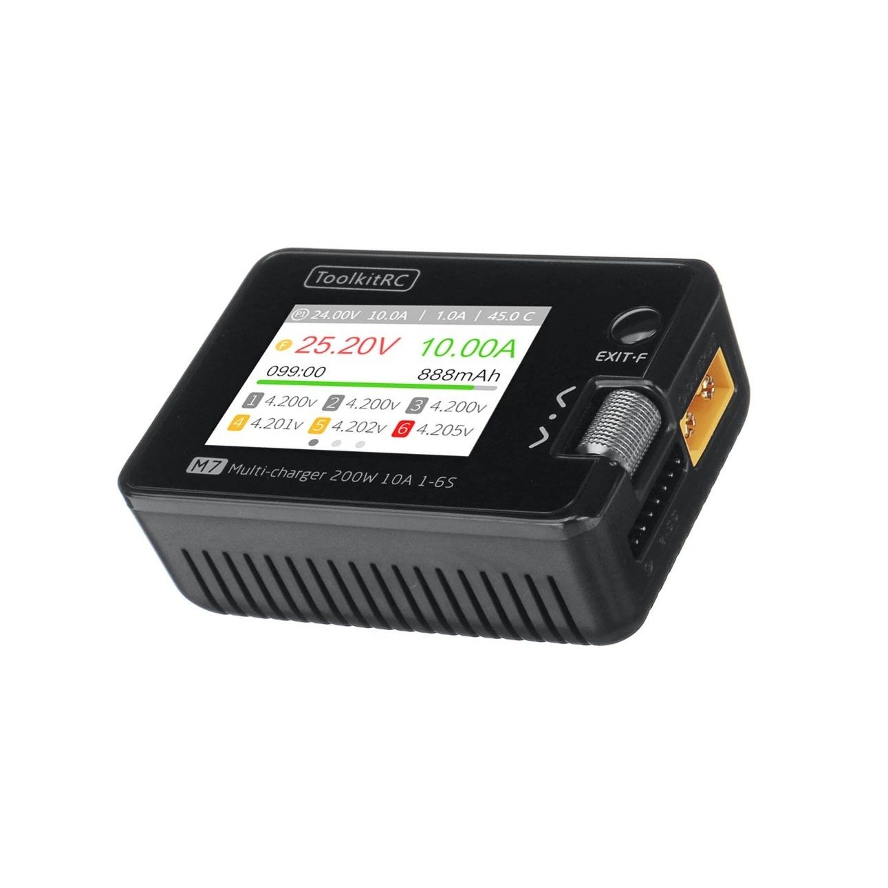 ToolkitRC M7 200W 10A DC Ladegerät 1-6S & Multitool