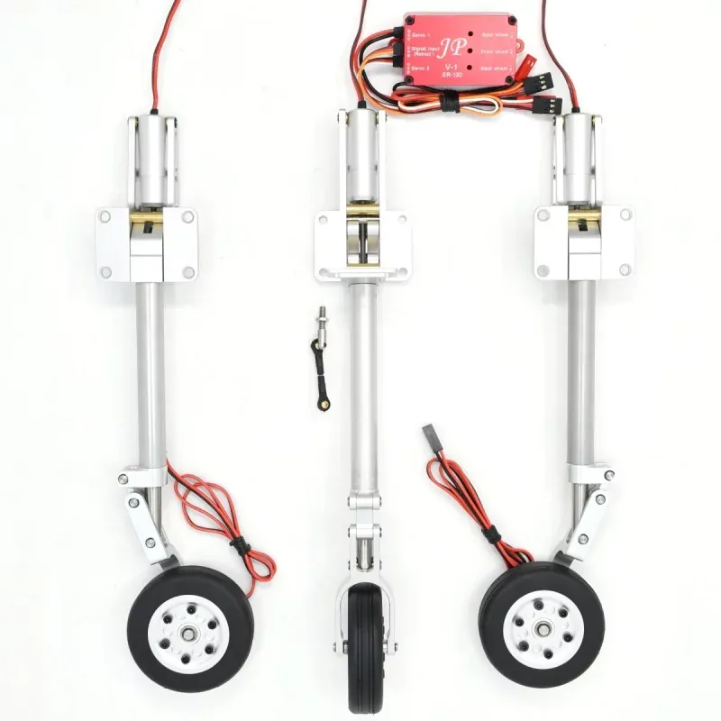 JP Hobby ER‑120 Dreibeinfahrwerk‑Komplettset mit Bremsen (JMB Viper/Wind RC Viper 2,27 m) + Controller