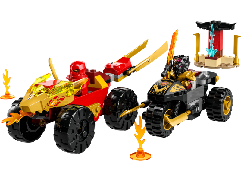 Kai and Ras&#39;s Car and Bike Battle