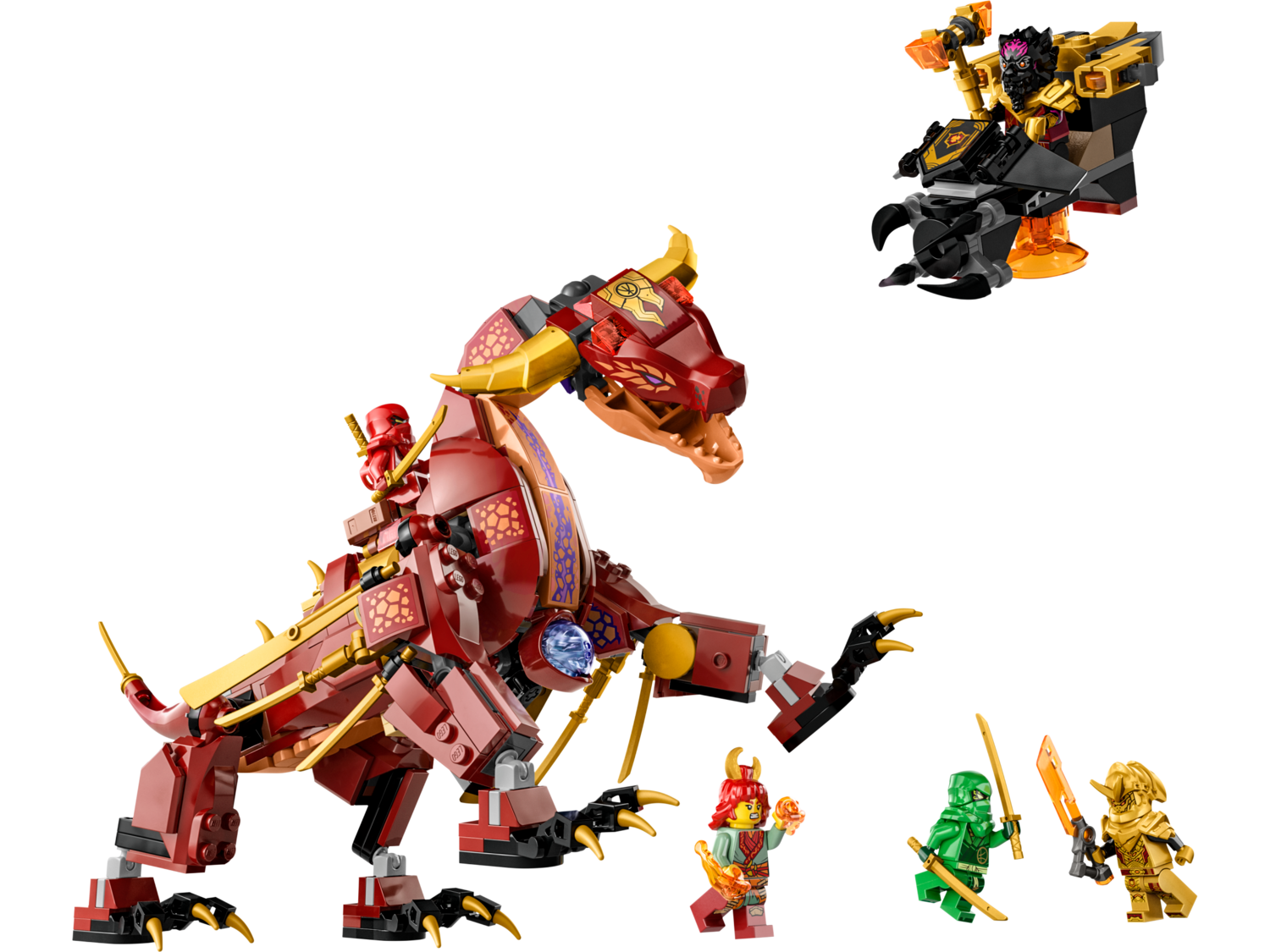 Heatwave Transforming Lava Dragon