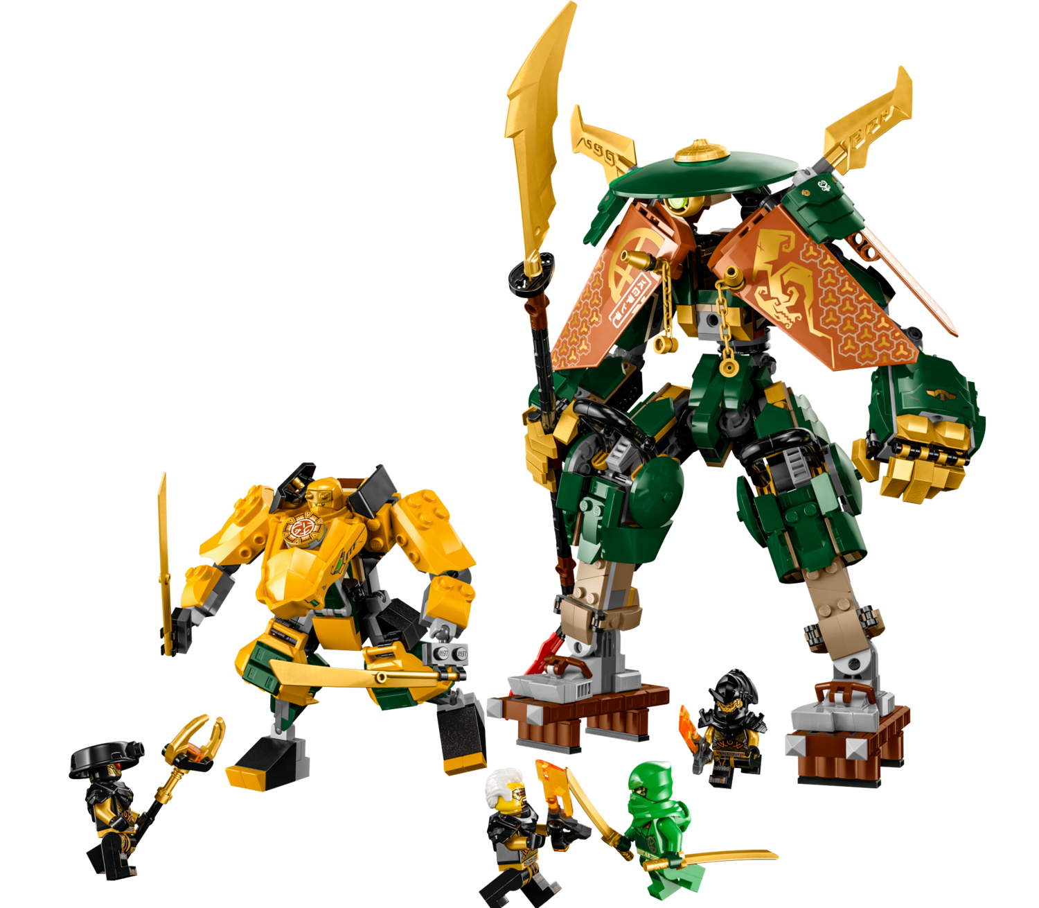 Lloyd and Arin&#39;s Ninja Team Mechs