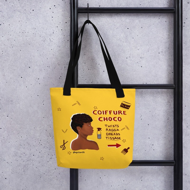 Tote Bag Coiffure Choco - Grand sac cabas