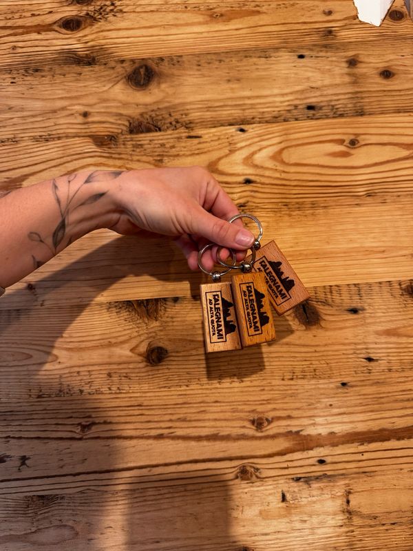 3x Portachiavi In Legno