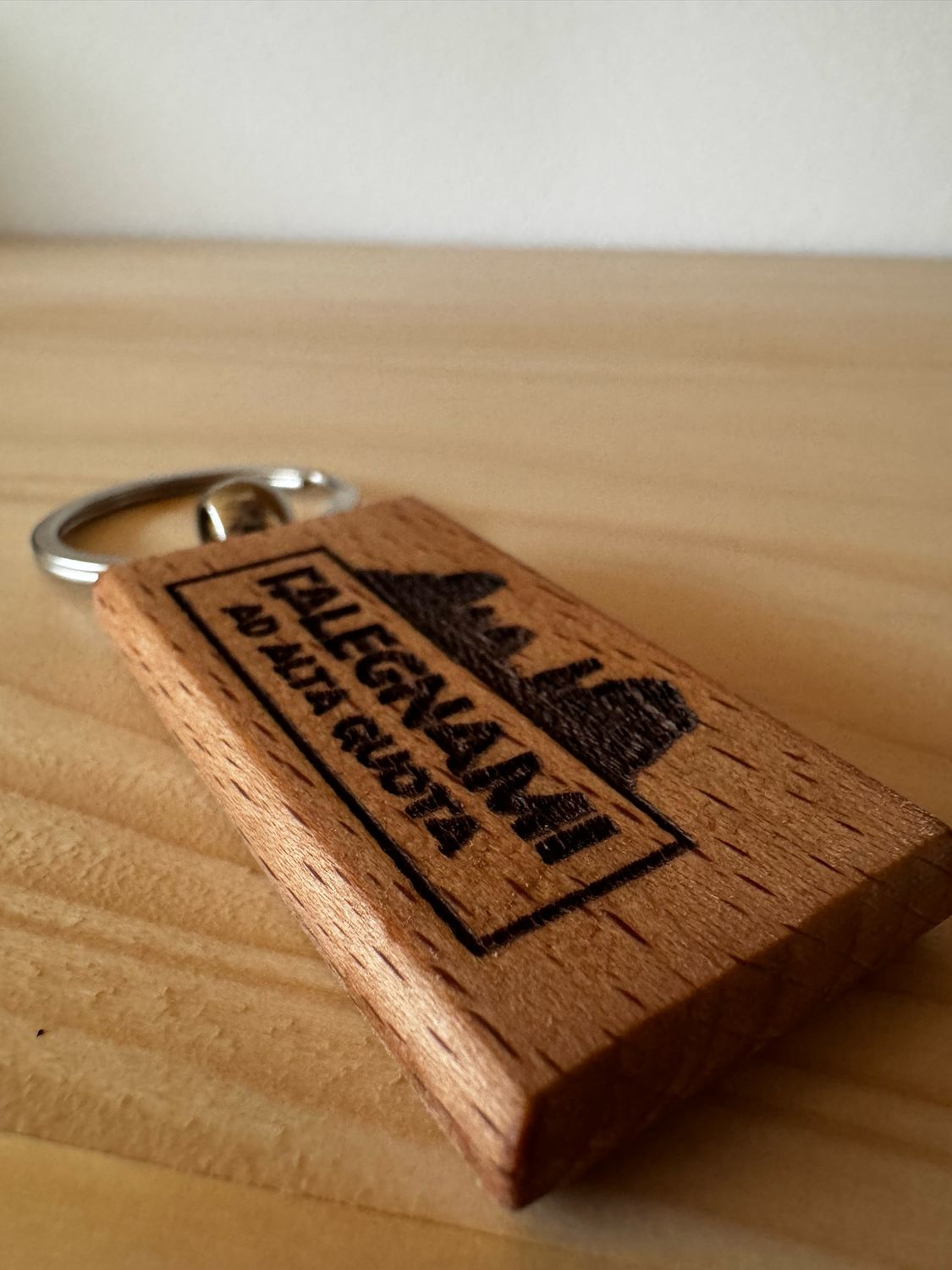 3x Portachiavi In Legno