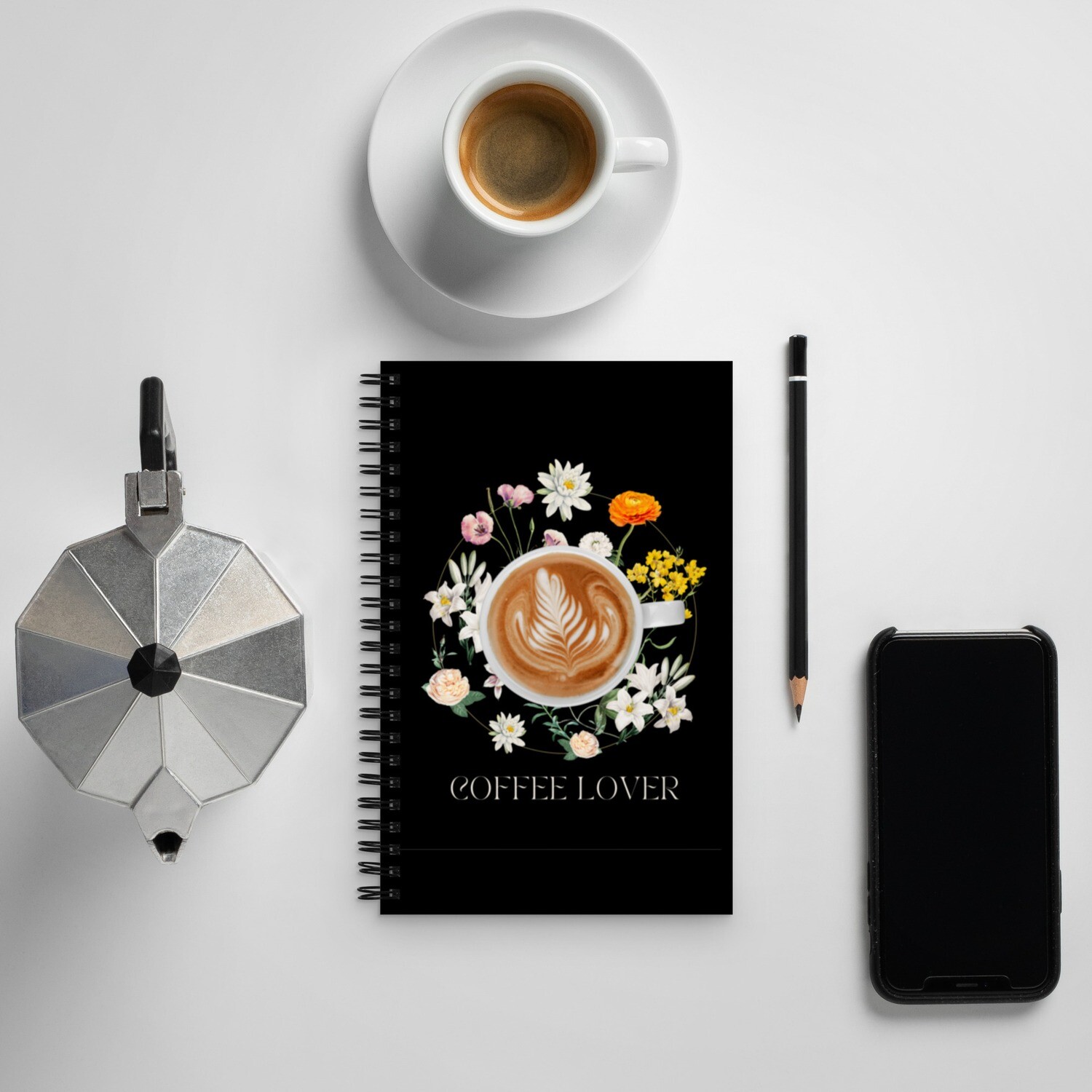 Coffee Lover Spiral notebook