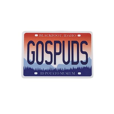 GOSPUDS License Plate Mag