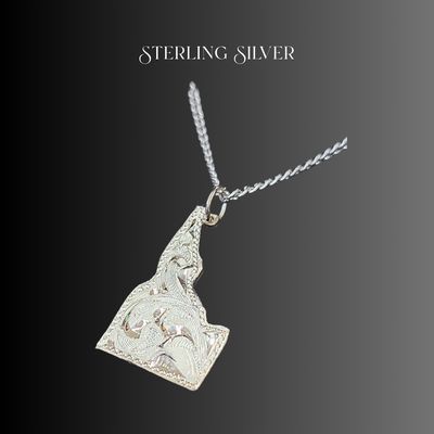 Sterling Silver Idaho Pendants Sterling Silver Idaho Pendants