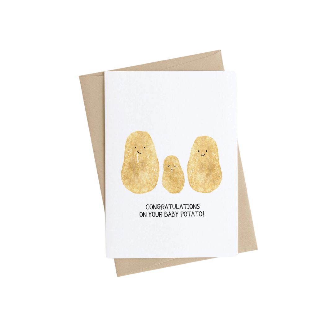 Greeting Card - Your Baby Potato Greeting Card - Your Baby Potato
