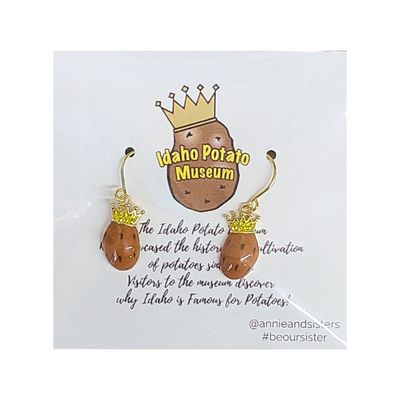 IPM Logo Potato Earrings (Sterling Silver) IPM Logo Potato Earrings (Sterling Silver)