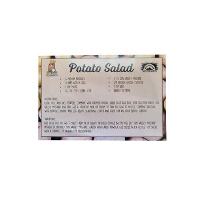 Post Card Sunvalley Potato Salad Post Card Sunvalley Potato Salad