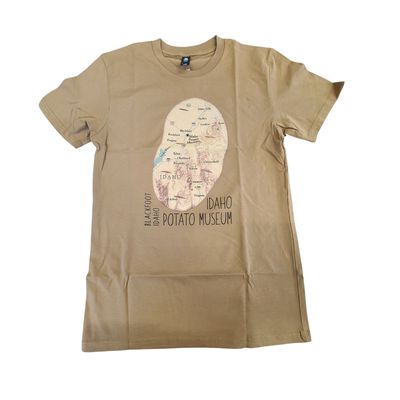 Potato Map - Adult Tee