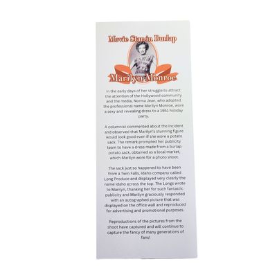 Marilyn Info Card Marilyn Info Card