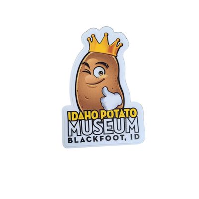 Classic Sticker- King Spud logo Classic Sticker- King Spud logo