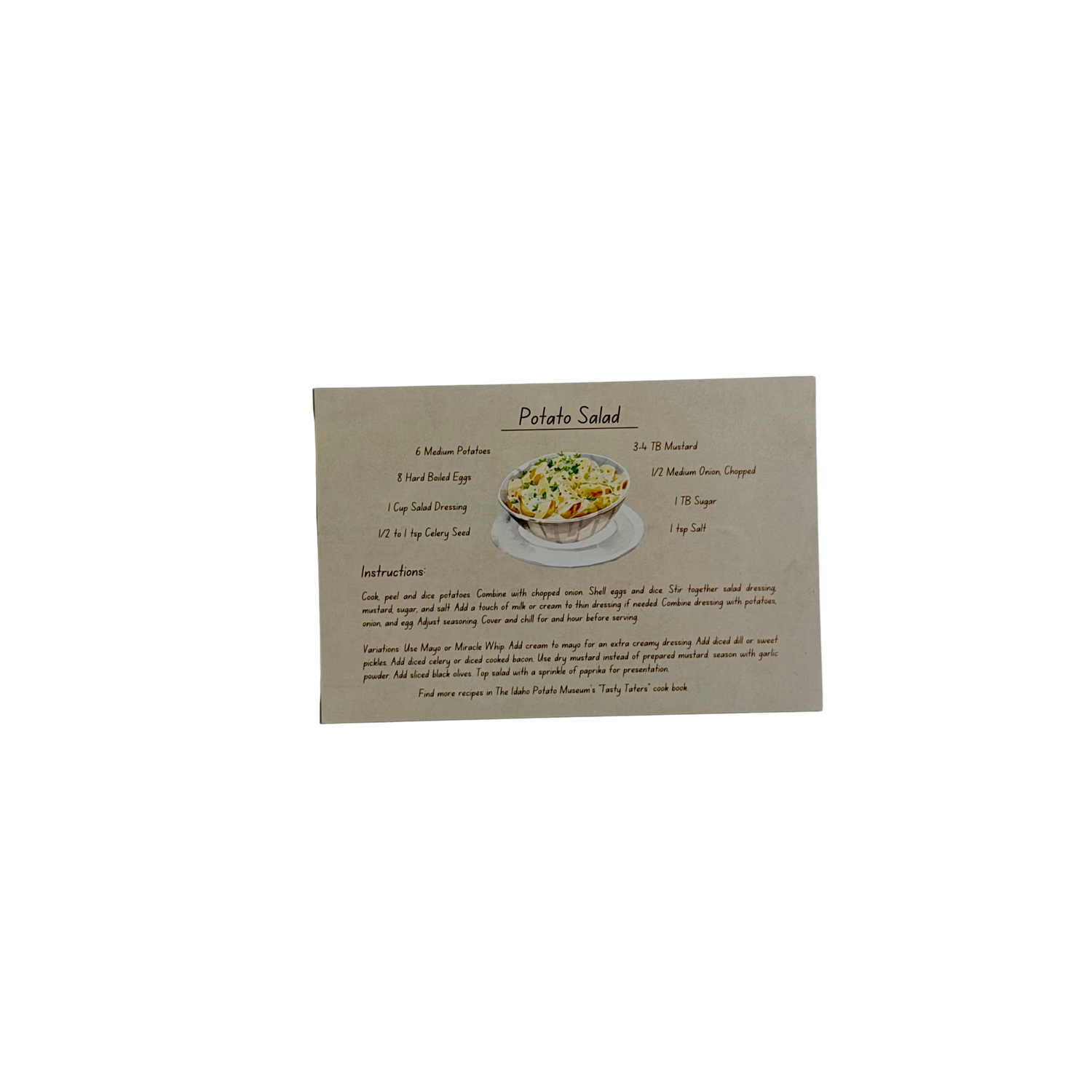 Postcard- Potato Salad Postcard- Potato Salad