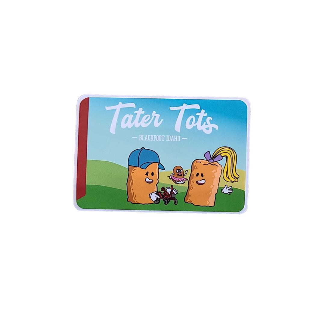 Classic Sticker- Tater Tots Classic Sticker- Tater Tots