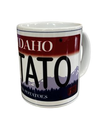 License Plate Mug