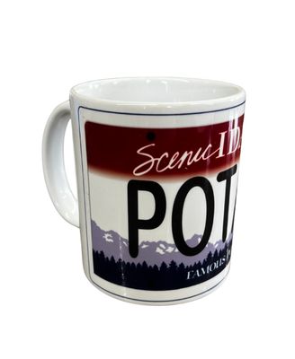 License Plate Mug