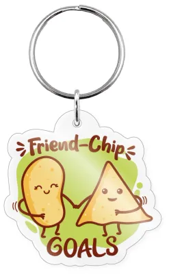 FriendChip Goals Keychain FriendChip Goals Keychain