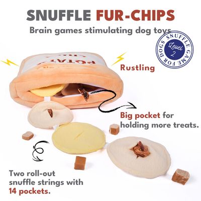Chewfon- Potato chip dog toy