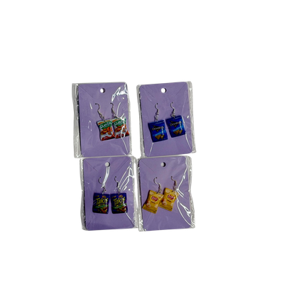 Snack Bag Earrings Snack Bag Earrings