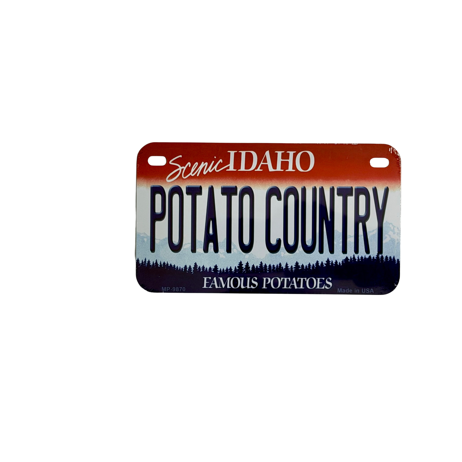 License Plate - Potato Country Small License Plate - Potato Country Small
