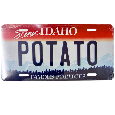 License Plate - POTATO Small License Plate - POTATO Small