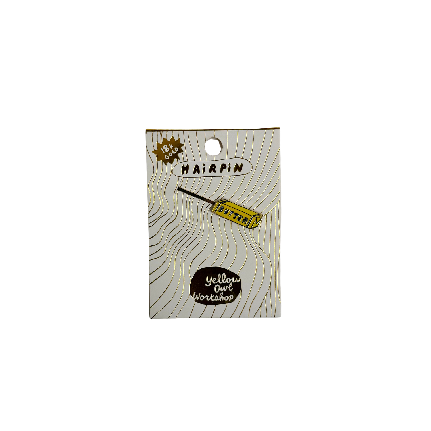 hairpin- Butter hairpin- Butter