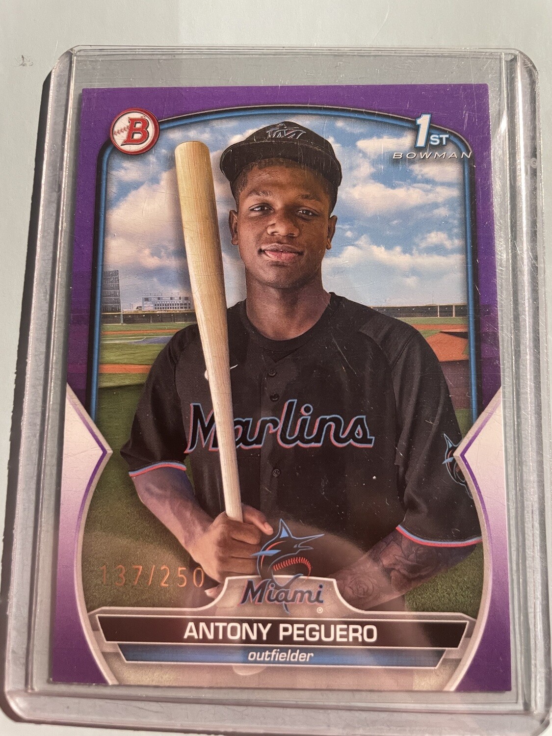 Antony Peguero Purple bowman 2023 173/250