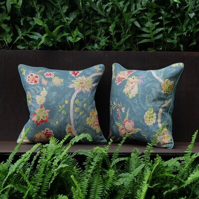 Passion Bloom Pillow, Full-Front, 45.5 x 45.5cm
