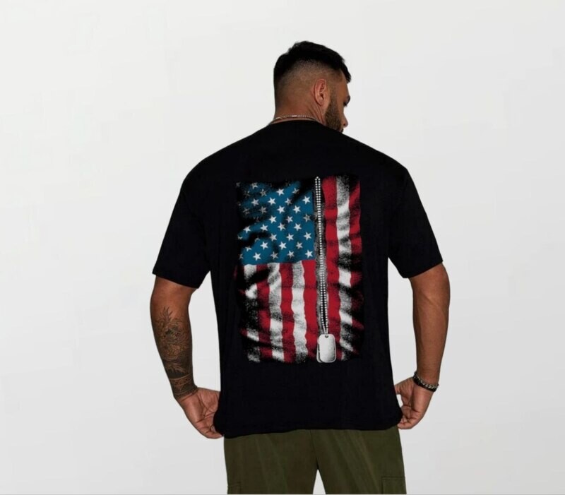 Flag and Tags_Elite Tee black
