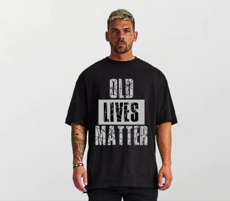 Old lives matter_Elite Tee black
