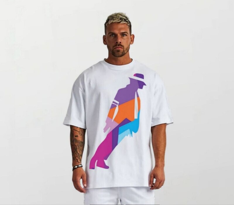 MJ lean color_Elite Tee white
